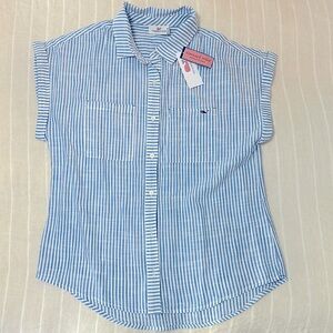 Vineyard Vines Button Down Woven Top